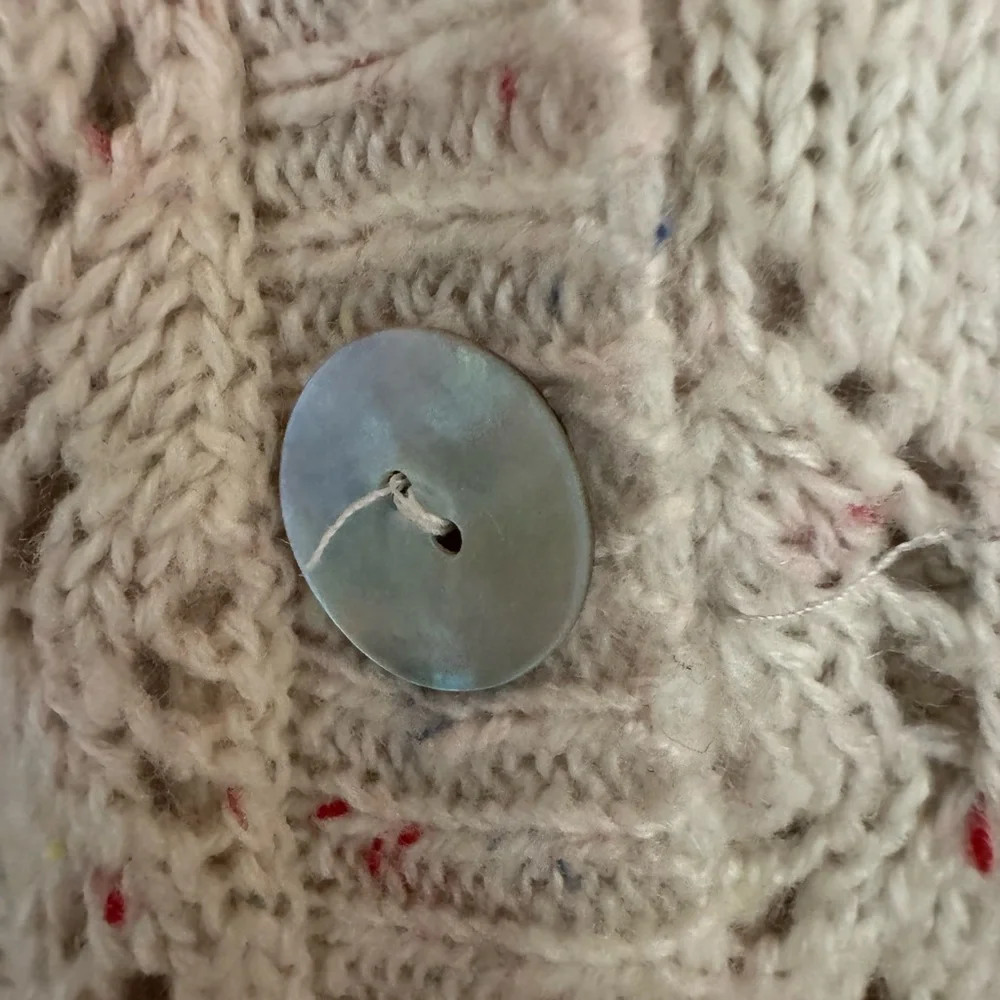 Elegant Cream Knit Sweater - Picture 6 of 6